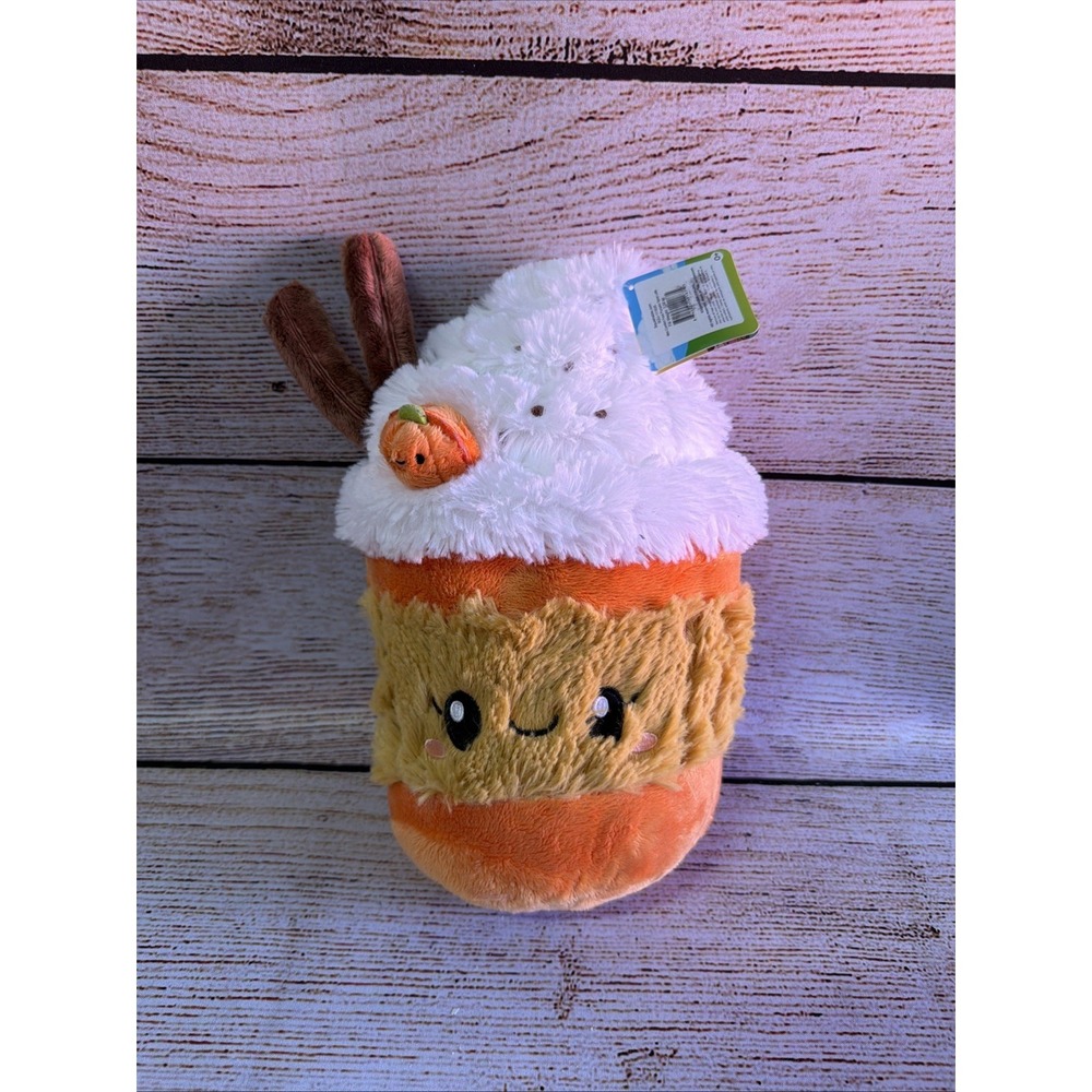 Squishable Comfort Food Mini Pumpkin Spice Latte Plush 9 Inch NWT